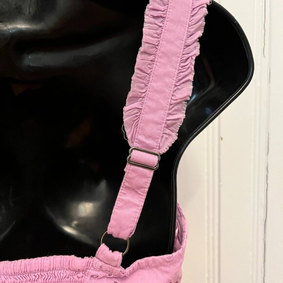 Urban Outfitters Lavender Layla Eyelet Corset Crop Top, Size Small - Picture 9 of 15